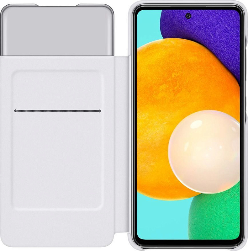 Чехол-книжка S View Wallet Cover для Samsung A52 (белый) фото 2